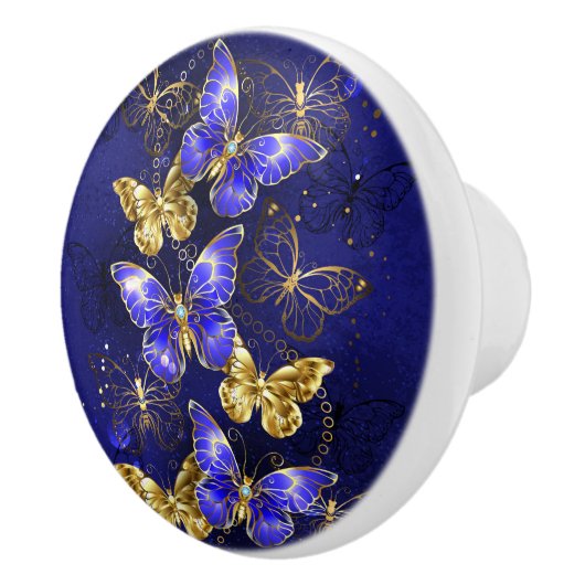 サファイアチョウとの組成 セラミックノブ (右)