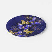 サファイアチョウとの組成 ペーパープレート (アングル)