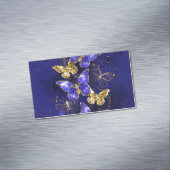 サファイアチョウとの組成 マグネット名刺 (インサイチュ)