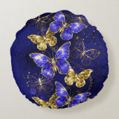 サファイアチョウとの組成 ラウンドクッション (裏面)