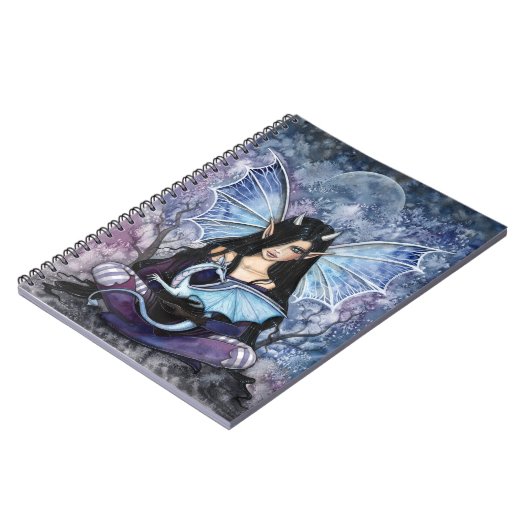 サファイアドラゴン妖精ノート ノートブック (左側)