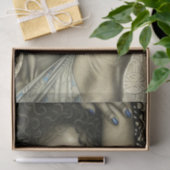 サファイアドリームスモダンアールデコ美しい切り離し 薄葉紙 (ギフト)