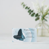 サファイアバタフライビジネスカード 名刺 (スタンド正面)