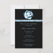 サファイアバラブライダルシャワー招待状 招待状 (正面)