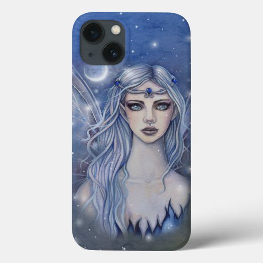 サファイアフェアリー神秘ファンタジーアート Case-Mate iPhoneケース (裏面)