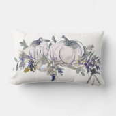 サファイアフローラカボチャ名を追加（紫） ランバークッション (正面)