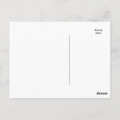 サファイアブルーとレッドホワイトストライプチームジャージー ポストカード (裏面)