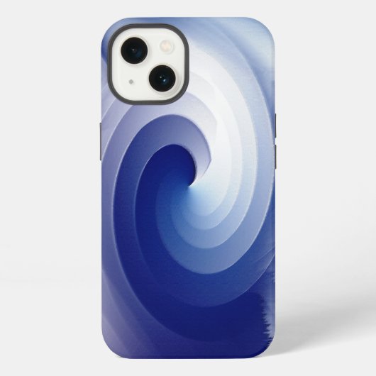 サファイアブルーの嵐 iPhoneケース (裏面)