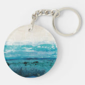 サファイアブルーウォーター色 キーホルダー (裏面)