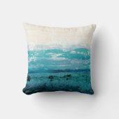 サファイアブルーウォーター色 クッション (正面)