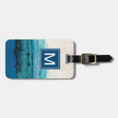 サファイアブルーウォーター色 ラゲッジタグ (正面横)