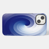 サファイアブルーストーム iPhoneケース (裏面横)
