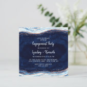 サファイアブルーバラ金ゴールドゲード婚約パーティ 招待状 (スタンド正面)