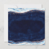 サファイアブルーバラ金ゴールドゲード婚約パーティ 招待状 (裏面)