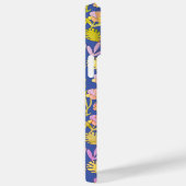 サファイアブルーフローラボタニカルブリスフォンケース Case-Mate iPhoneケース (裏面 / 右)