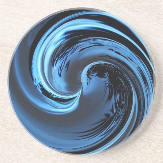 サファイアブルー島波 コースター (正面)