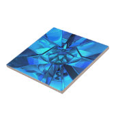 サファイアブルー抽象芸術タイル タイル (側面)