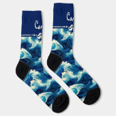 サファイアブルー海 ソックス (右)