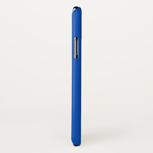 サファイアブルー無地の背景iPhone Xケース Case-Mate iPhoneケース (裏面/右)