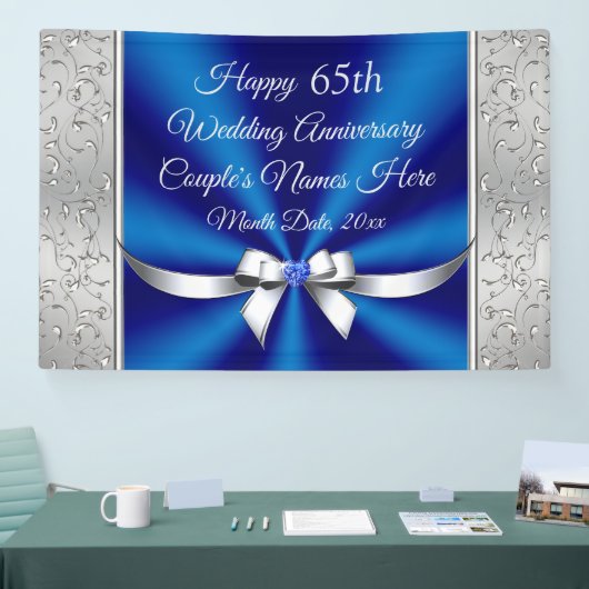 サファイアブルー65周年記念バナー 横断幕 (トレードショー)