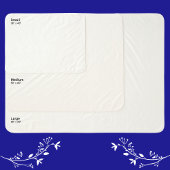 サファイアブルー、アニバーサリーフォトギフト、居心地の良い シェルパブランケット