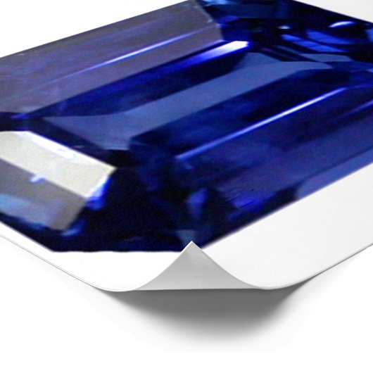 サファイアブルー ポスター (角)