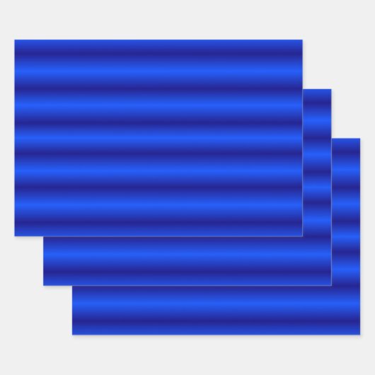 サファイアブルー ラッピングペーパーシート (セット)