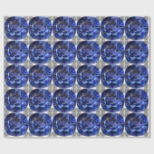 サファイアブルー ラッピングペーパー (フラット)