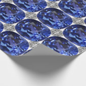 サファイアブルー ラッピングペーパー (角)