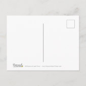 サファイアブルー《写真》ぼけ味ライト金ゴールド驚くべき ポストカード (裏面)