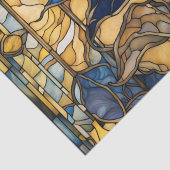 サファイアブルーN金ゴールドステンドグラスひまわり 薄葉紙 (詳細)