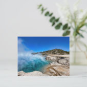 サファイアプールイエローストーン国立公園葉書 ポストカード (スタンド正面)