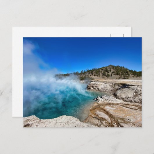 サファイアプールイエローストーン国立公園葉書 ポストカード (正面/裏面)