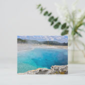 サファイアプールイエローストーン国立公園 ポストカード (スタンド正面)