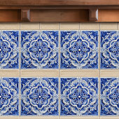 サファイアリスボンパターン(の模様が)あるセラミックデザイン タイル