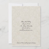 サファイアリボン&レースポ結婚ストズ 招待状 (裏面)