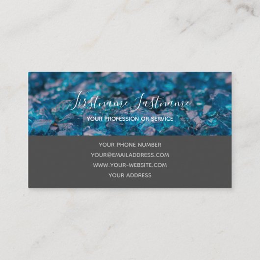 サファイア大切ジェム高級クリスタルジュエリー 名刺 (裏面)