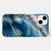 サファイア波 Case-Mate iPhoneケース (裏面 (横))