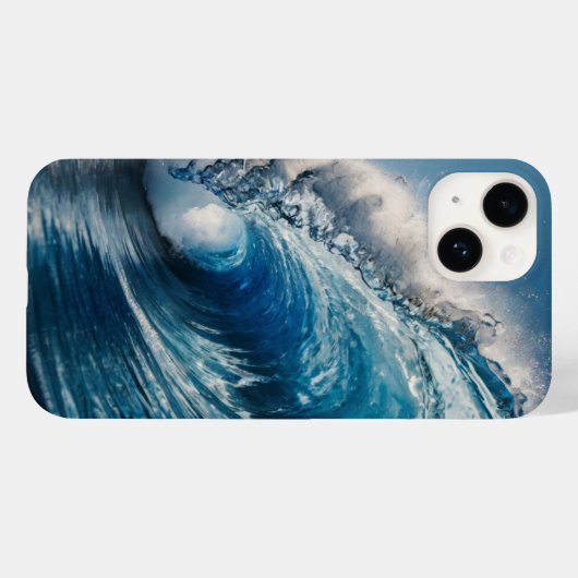 サファイア波 Case-Mate iPhoneケース (裏面 (横))