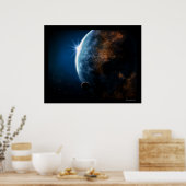 サファイア球 ポスター (キッチン)