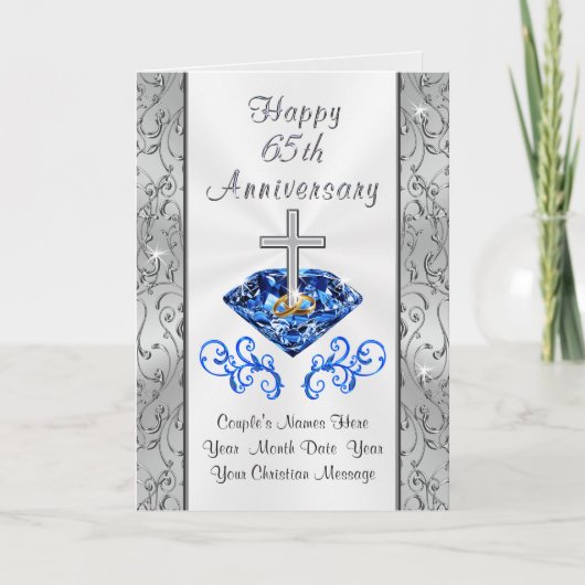 サファイア第65記念日カードからの十字の破烈 カード (正面)