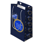 サファイア結婚ズ記念日45年抱き枕 スモールペーパーバッグ (正面アングル)