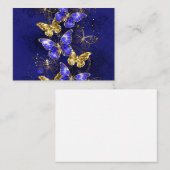 サファイア蝶を含む組成物 エンクロージャーカード (正面/裏面)