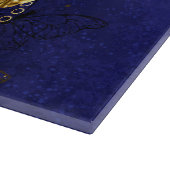 サファイア蝶を含む組成物 カッティングボード (角)