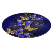 サファイア蝶を含む組成物 カッティングボード (角)