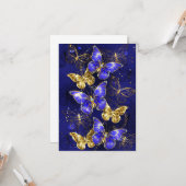 サファイア蝶を含む組成物 カード (正面/裏面インサイチュ)