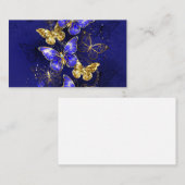 サファイア蝶を含む組成物 コーリングカード (正面/裏面)