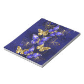サファイア蝶を含む組成物 ノートパッド (回転)