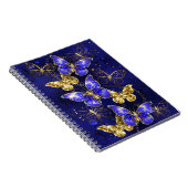 サファイア蝶を含む組成物 ノートブック (右側)