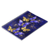 サファイア蝶を含む組成物 ノートブック (左側)